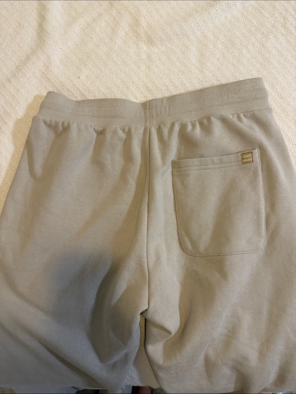 John Elliott Sandstone beige Drawstring Joggers